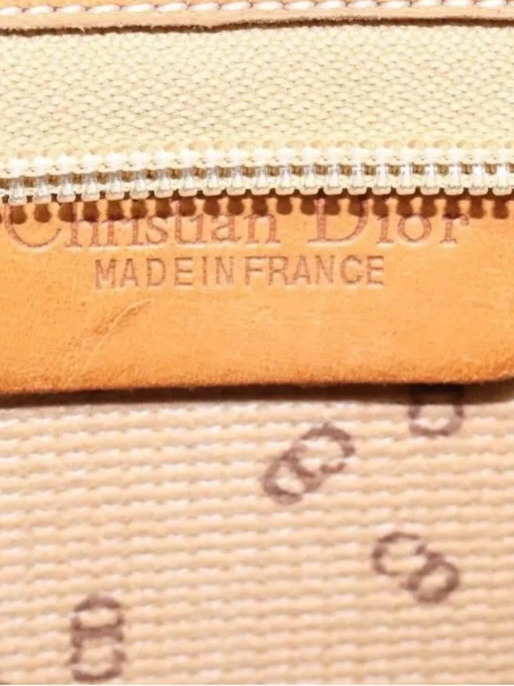 Christian Dior Vintage canvas and leather crossbody bag - Picture 8 of 15